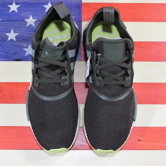 Adidas NMD R1 Boost Mens Running Shoe Green CQ2414 - Picture 7 of 8